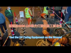 УЛЬТРАФИОЛЕТОВОЕ лечение CIPP выравнивая длину оборудования 200m для муниципального ремонта NO-DIG сточной трубы