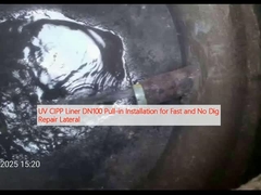 UV CIPP Liner DN100 Втягивающая установка для быстрого и безкопательного бокового ремонта