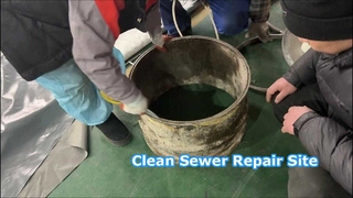 Концевой пакер для бестраншейного ремонта канализации для установки УФ-лайнера