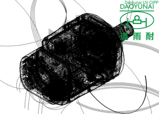 Камера PTZ HD для системы робота камеры осмотра трубы блока Crawler Cctv