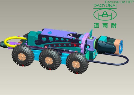 Сточная труба трубопровода камеры Crawler осмотра канализационных трубов CCTV D18s подземная